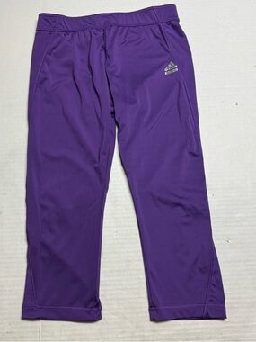 Adidas TechFit Climate 18.5" Inseam Capri In Purple Size: M